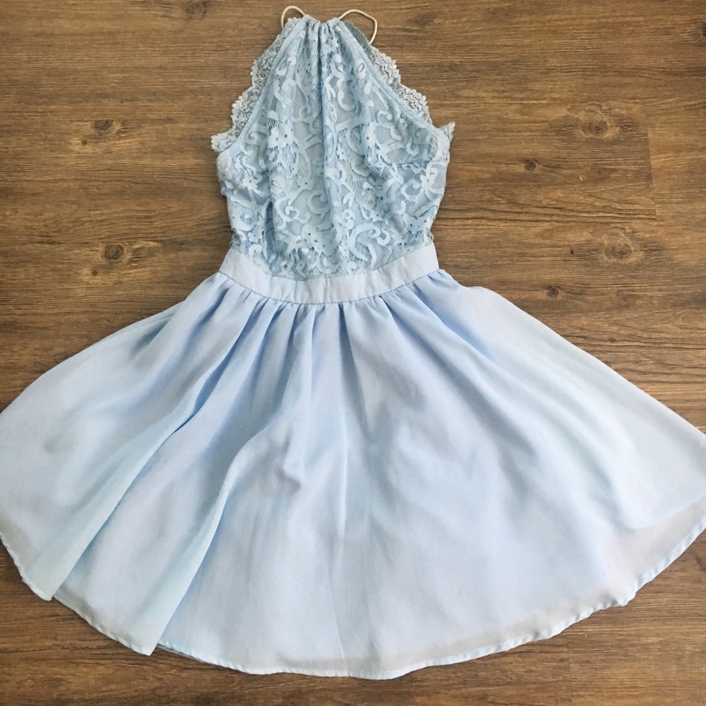 Moving Sale: Sky Blue Backless Dress